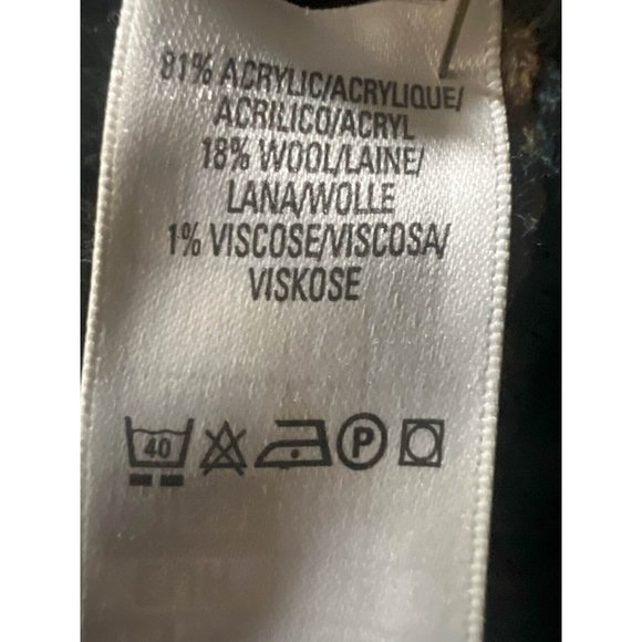 Mark & Spencer Sweater Men EU 3 Crew Neck Printed Long Sleeve 18% Wool - Picture 6 of 9